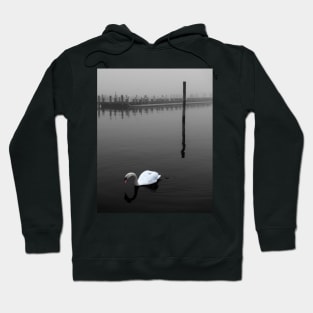 Quiet swan Hoodie